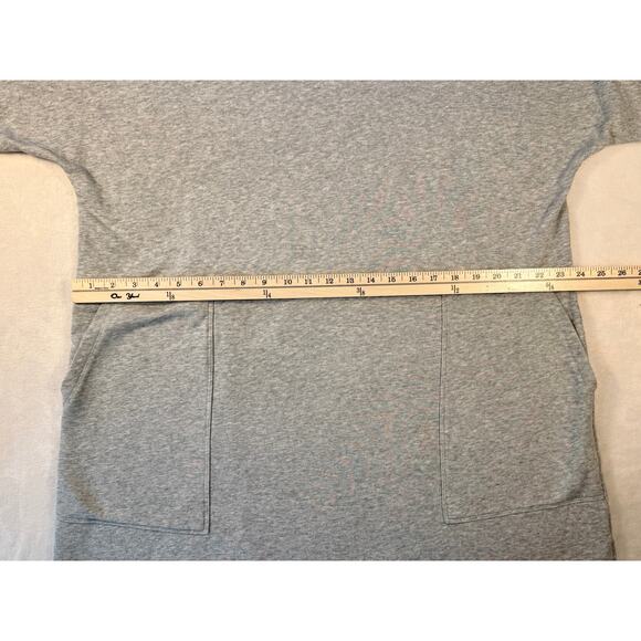 COS Gray Sweatshirt Dress French Terry Patch Pocket Large - Picture 8 of 8